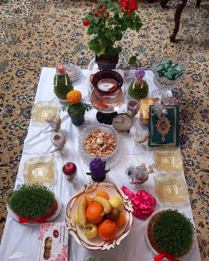 عکس هفت سین منزل پدر و مادر عزیزم