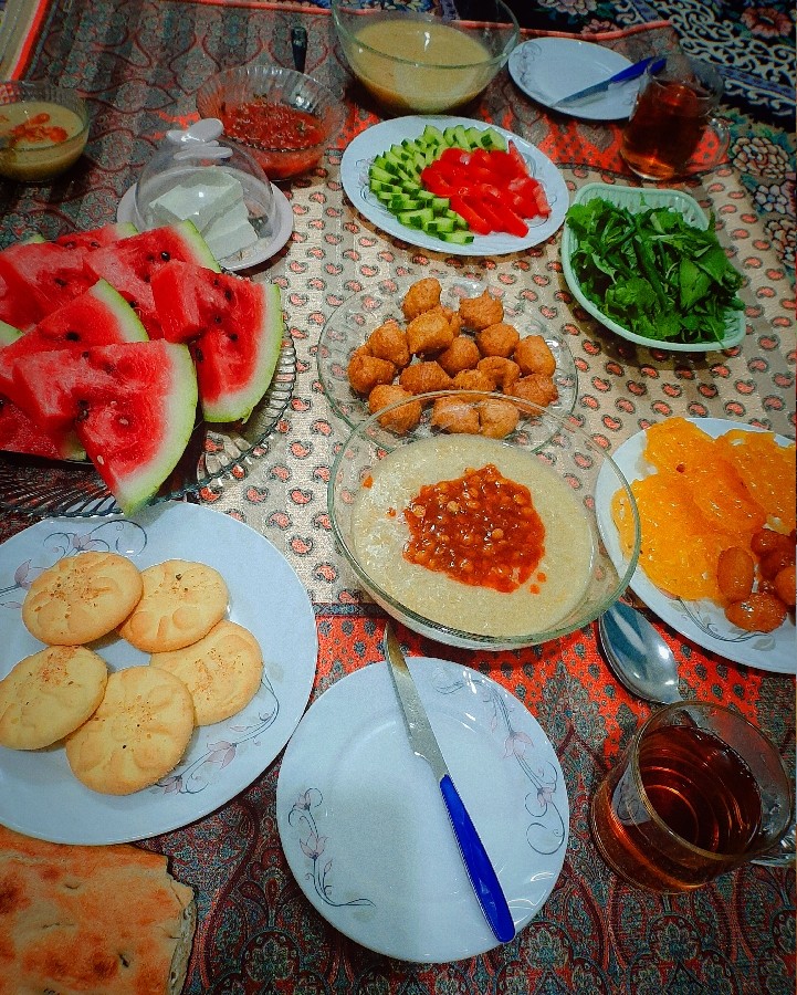 اولین افطاری ماه مبارک رمضان