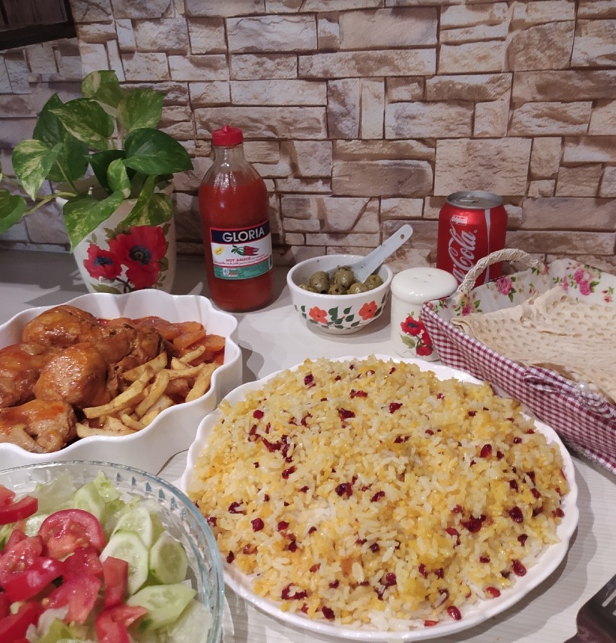 عکس زرشک پلو با مرغ❤