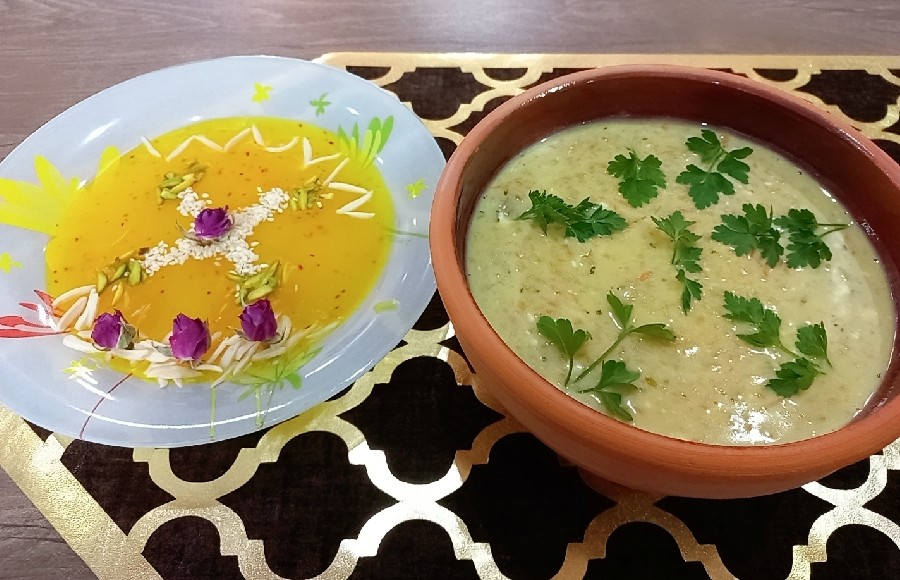 عکس سوپ شیر و قارچ ویژه افطار
مشکوفی زعفرانی