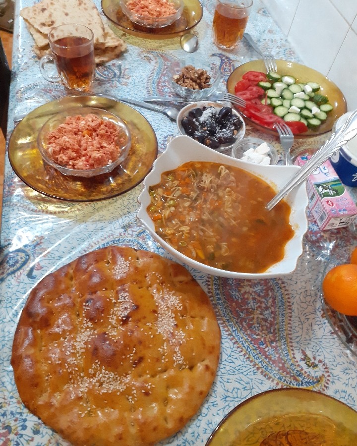 عکس افطاری ساده ما در روز پنچم ماه رمضان 