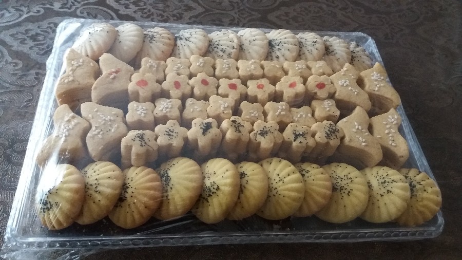 عکس شیرینی عید شیرینی نخودچی و شیرینی برنجی