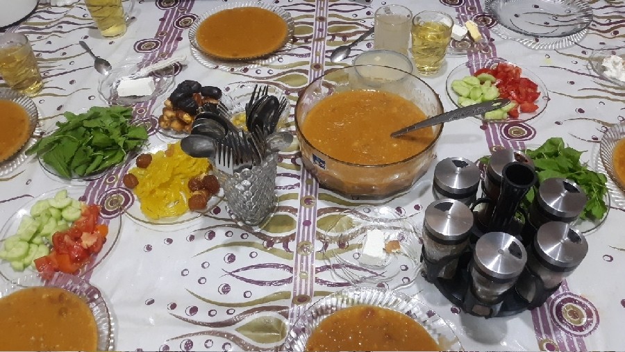 عکس افطاری ۱۴۰۲خونه مامان جونم