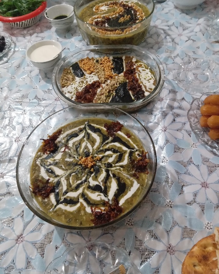 عکس سفره افطار ی