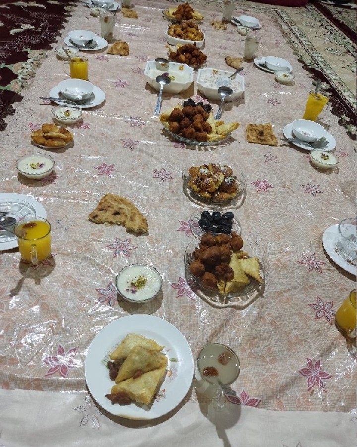 عکس افطاری یارب از هرچه خطا رفت هزار استغفار 