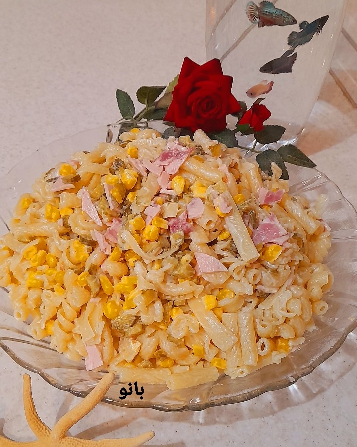 عکس سالاد ماکارونی،بانوپز