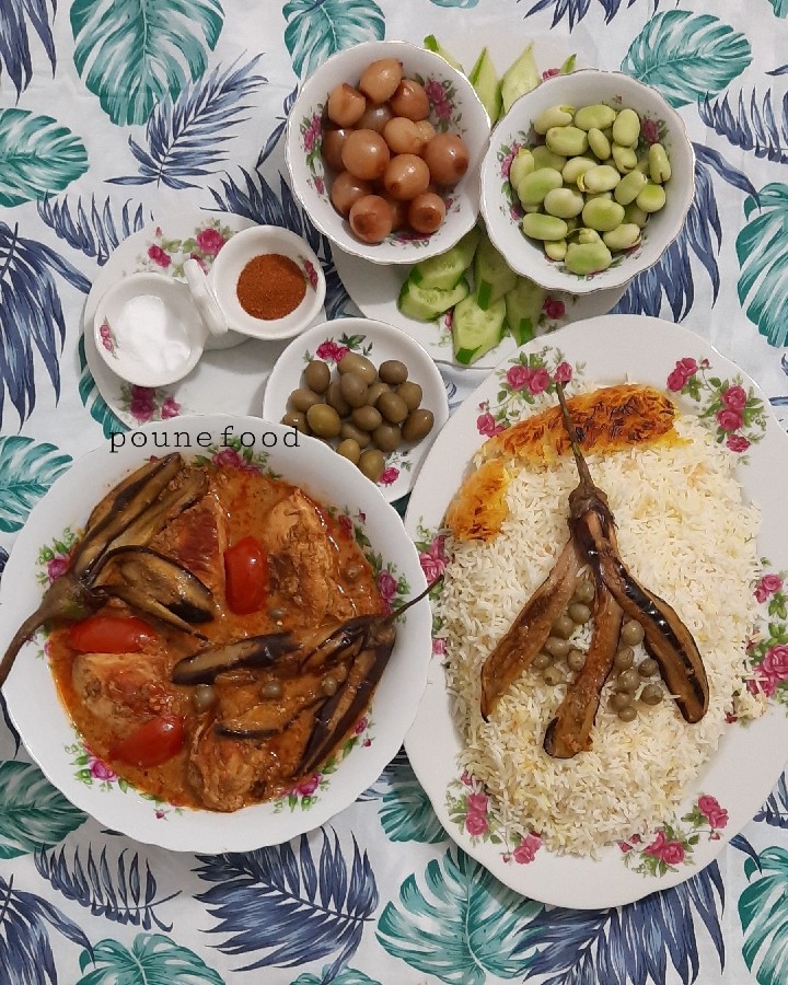 عکس خوروشت غوره بادمجان