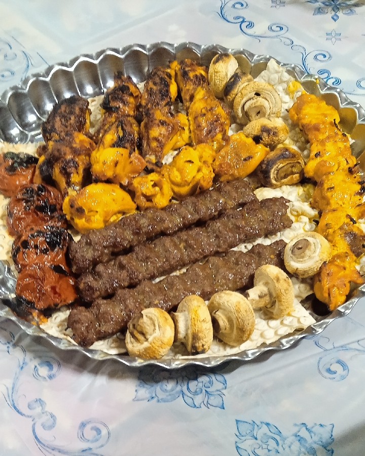 عکس کباب سیزده بدر