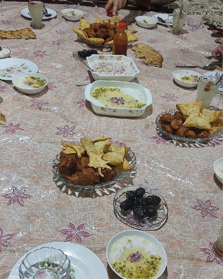 عکس افطاری روز 15رمضان 
