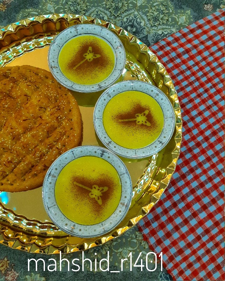 عکس شله زرد فوری (با ارد برنج که برای شیرینی برنجی اسیاب کردم،پختم)
