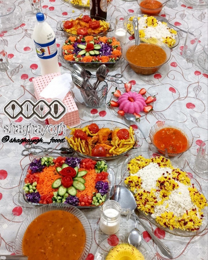 عکس اینم از تدارکات شام مهمون عید نوروزمون از شهر مشهد?
