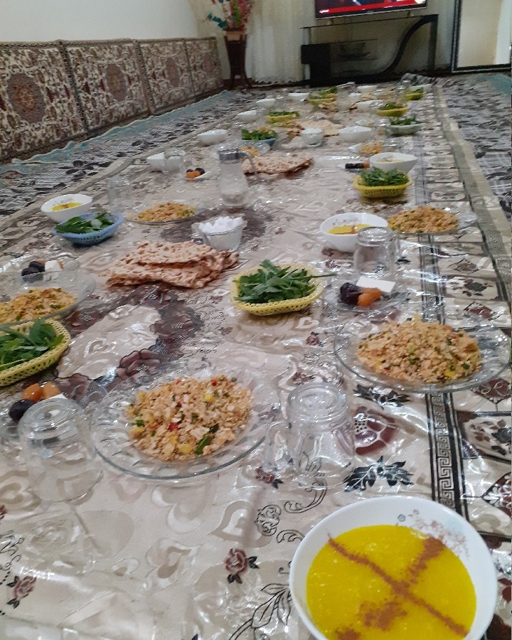 عکس افطاری خونه مادرشوهر