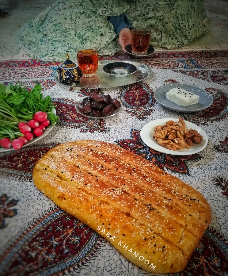 عکس نان افطاری