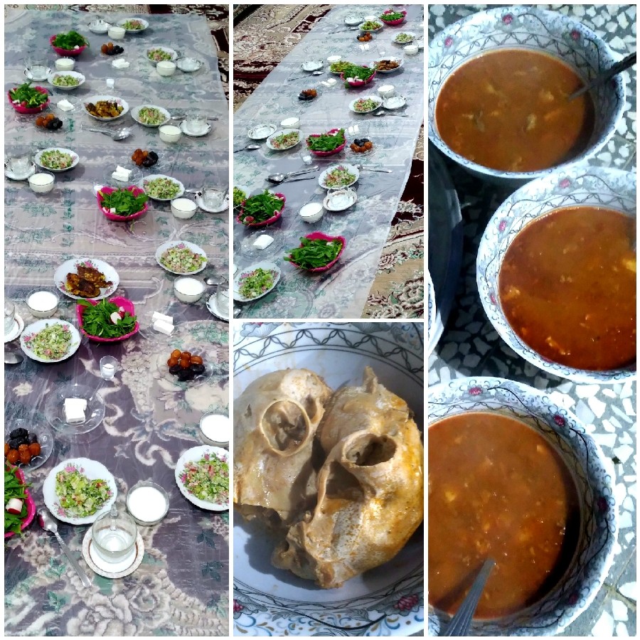 ♡ افطاری مادربزرگ