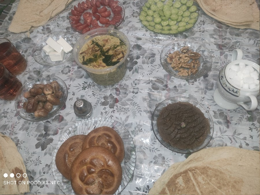 عکس یه افطاری ساده