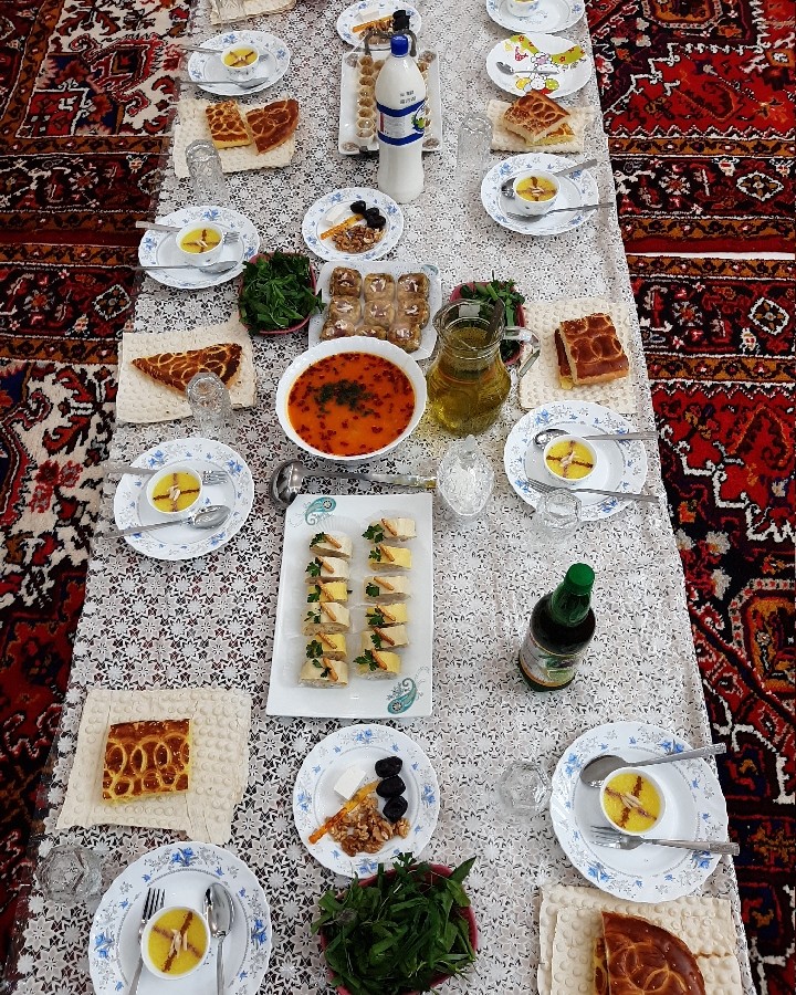 عکس سفره افطاری