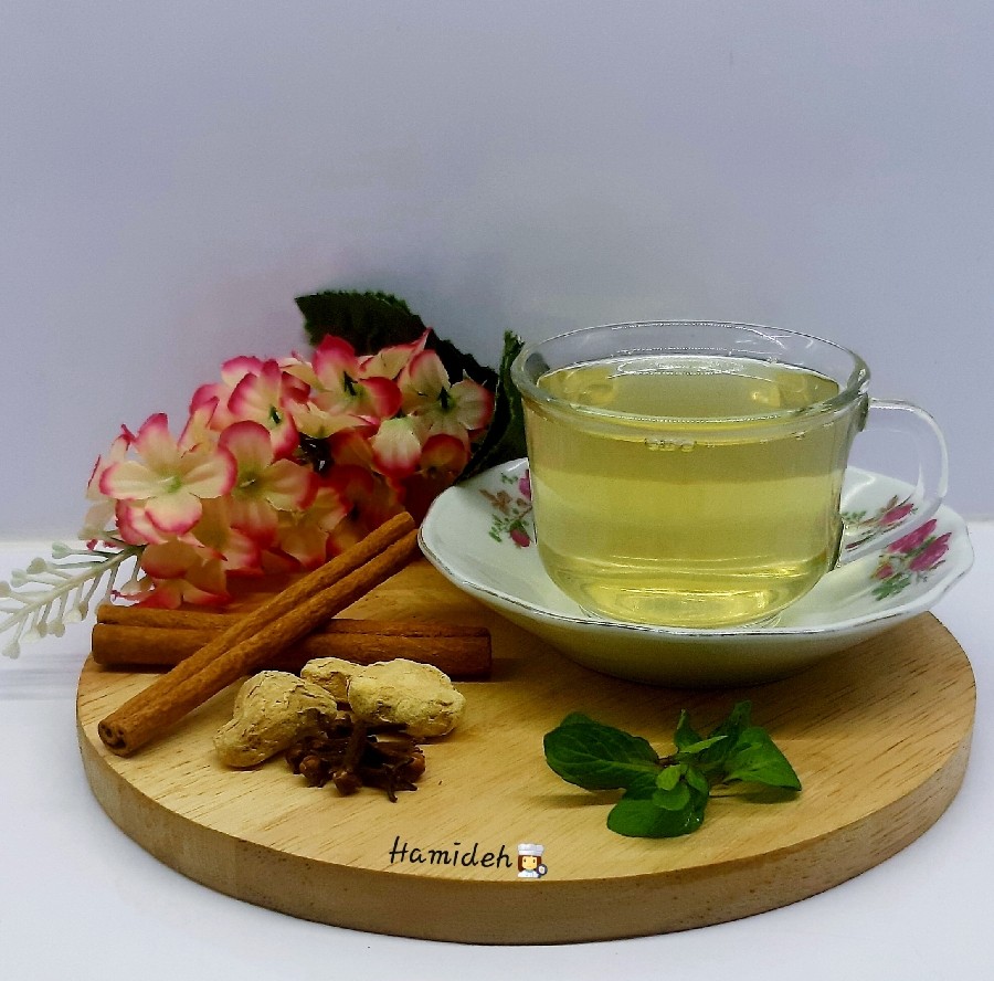 دمنوش نعنا، زنجبیل و دارچین❤️