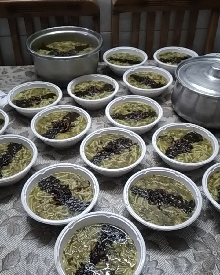 عکس آش برای افطاری نیازمندان