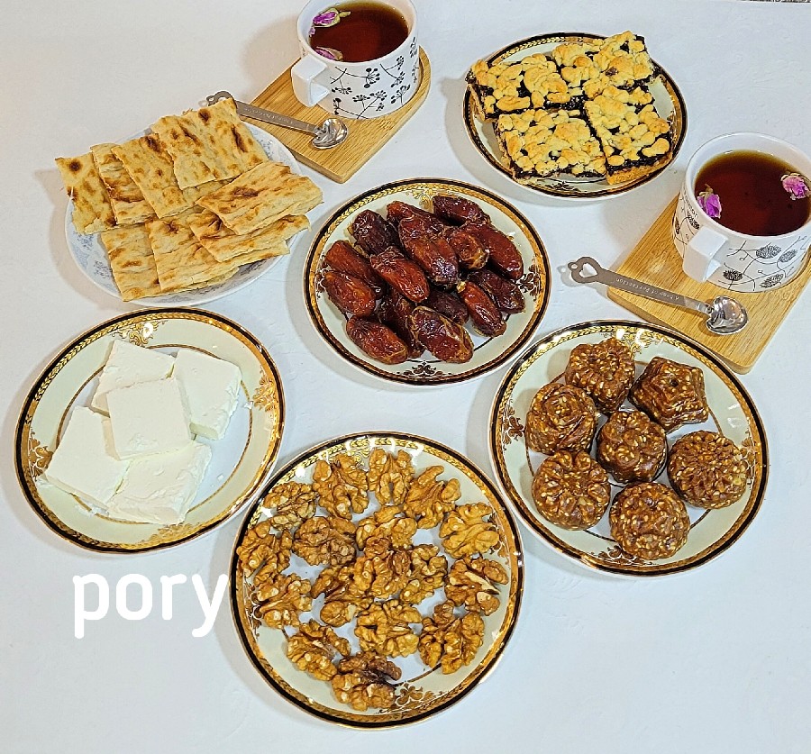 عکس سفره افطار