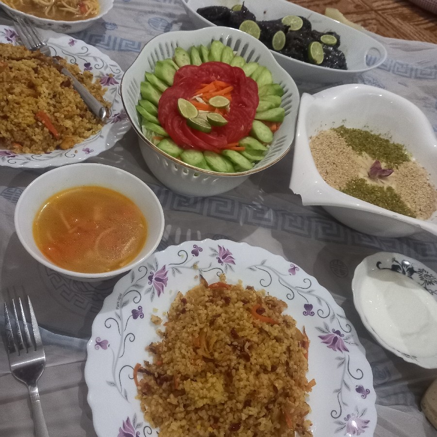 عکس افطاری شب ۲۷ماه رمضان