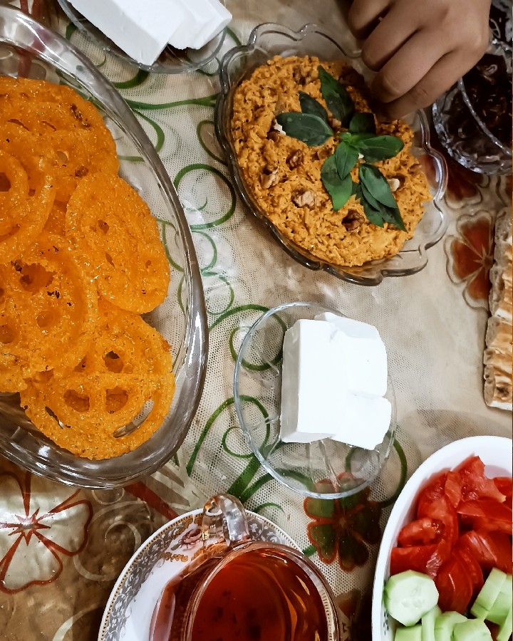 عکس سفره افطاری