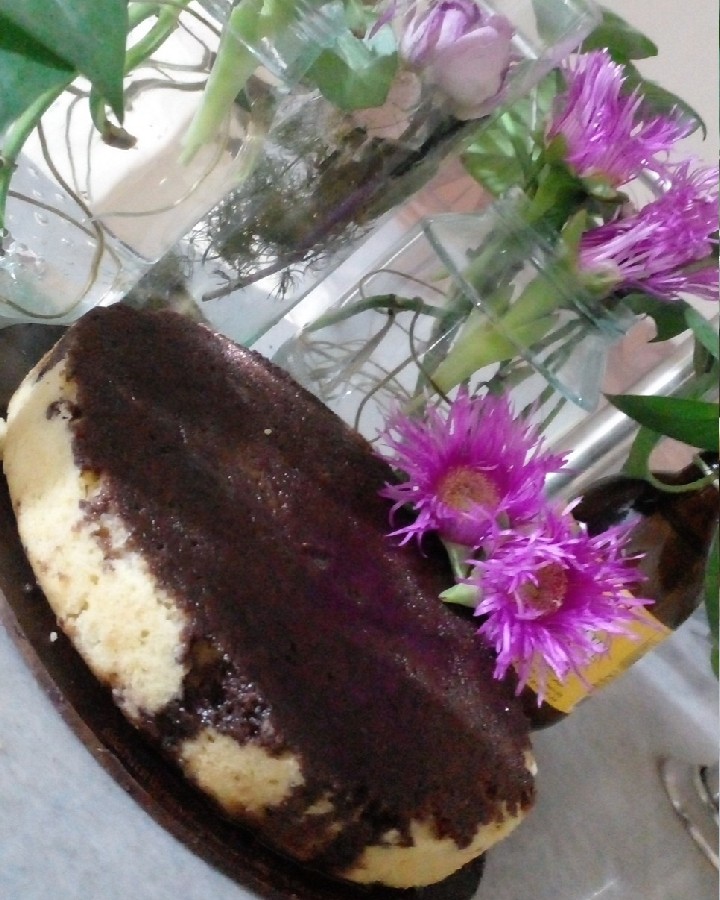 عکس دومین تجربه پخت کیک :)