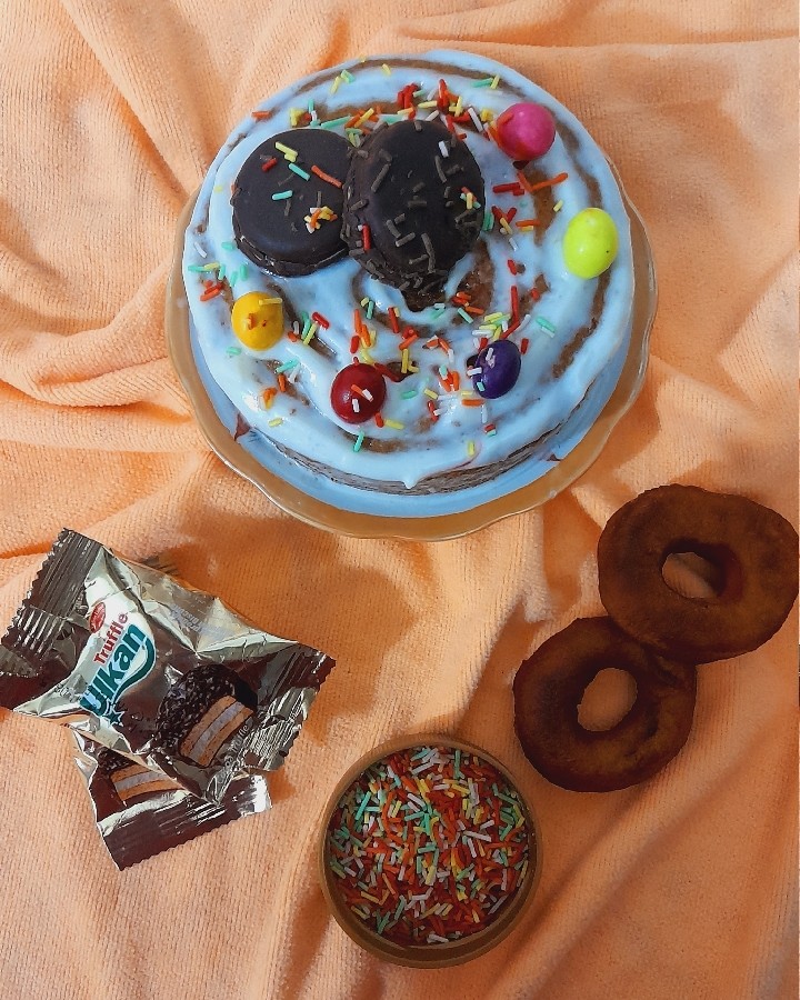 عکس کیک خامه ای