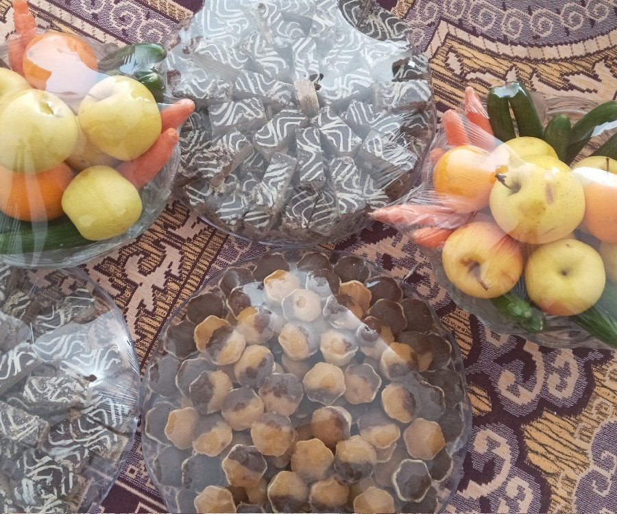 عکس حلوا واسیه هفتم مادرم برای شادی روحش صلوات