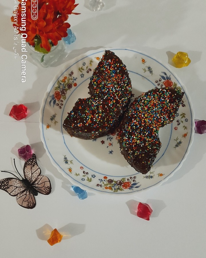 عکس مینی کیک پروانه ای