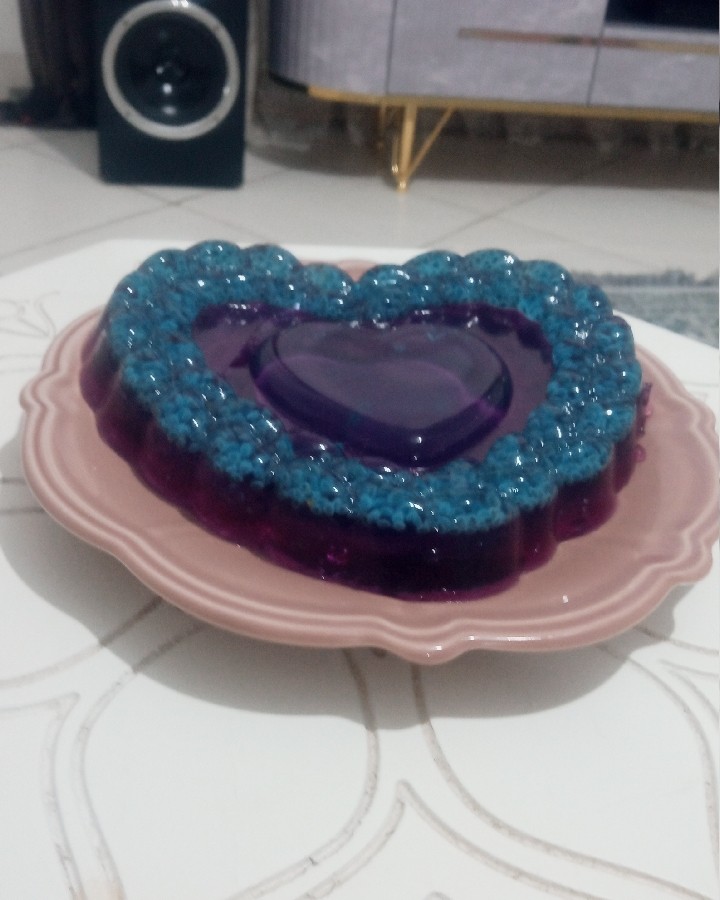 عکس ژله جان بلوبری و تمشک