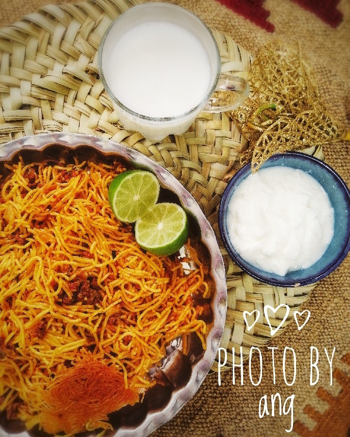 عکس ماکارونی با گوشت