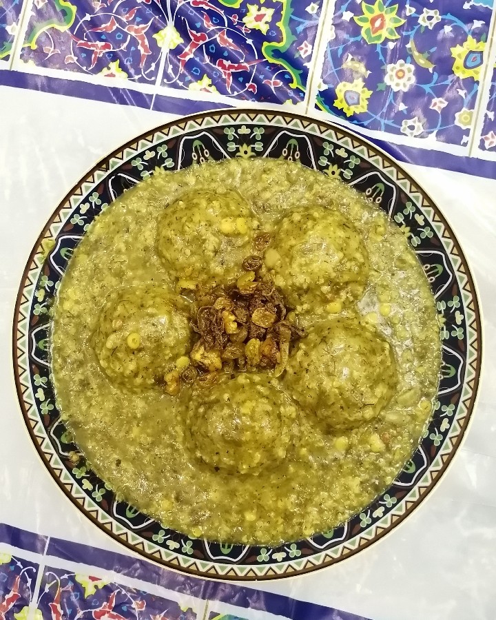 آش کوفته سبزی شیرازی