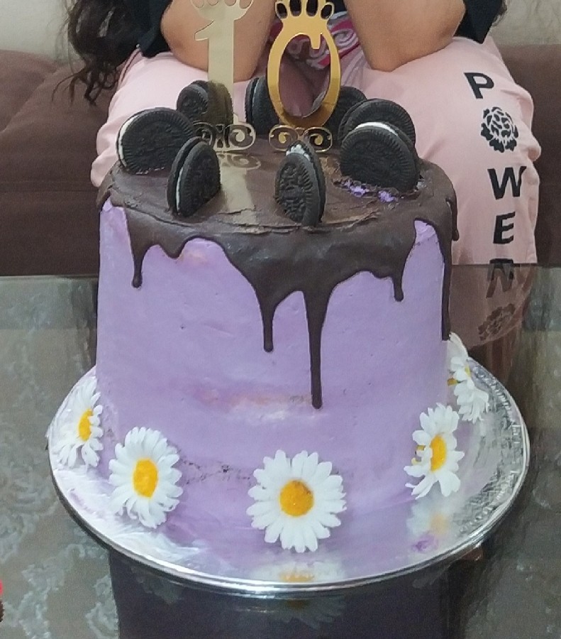 عکس کیک تولد۱۰ سالگی دخترنازم 