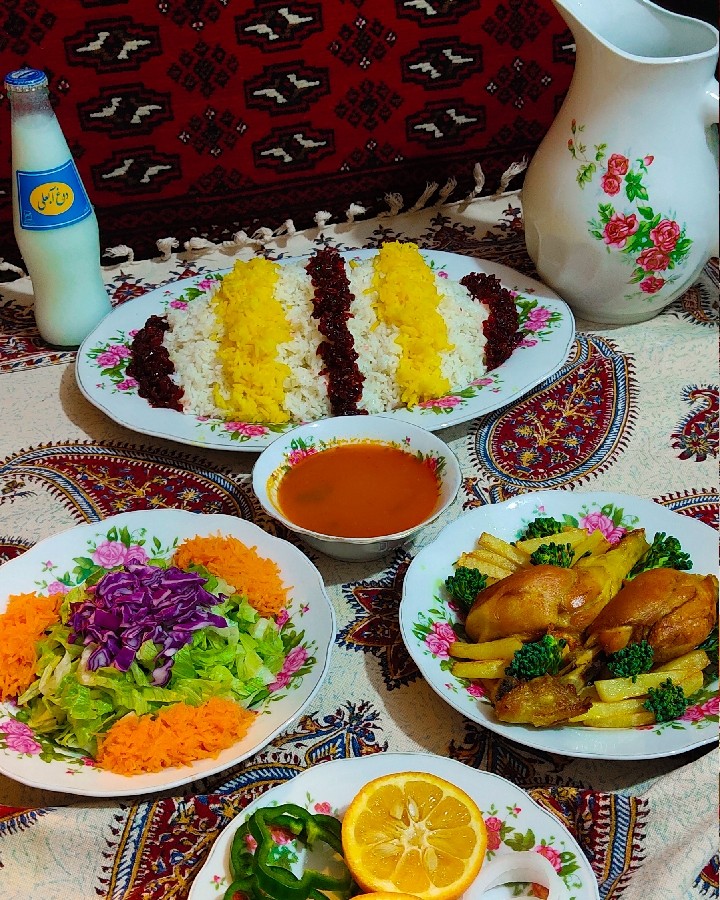 عکس به وقت زرشک پلو با مرغ...ورق بزنید