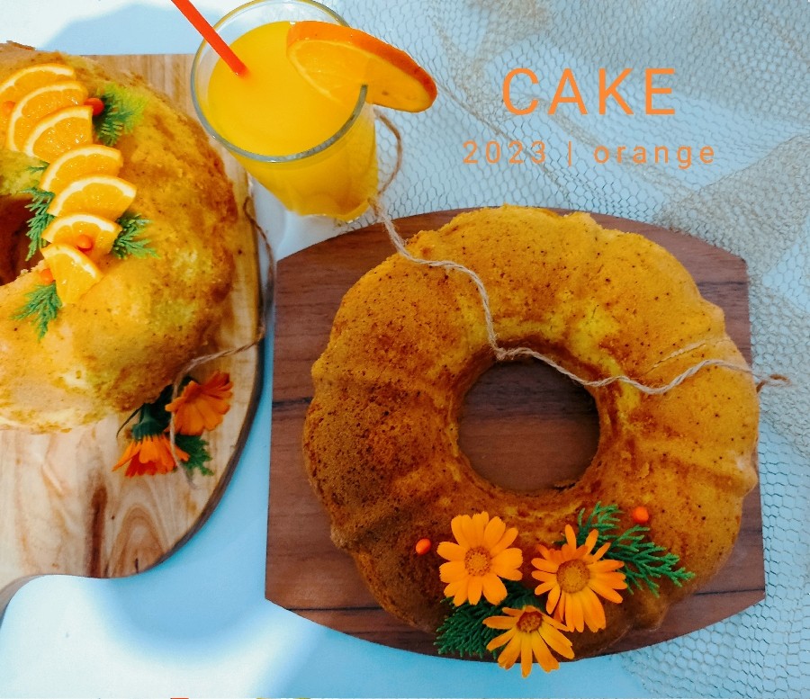 عکس cake orange ]