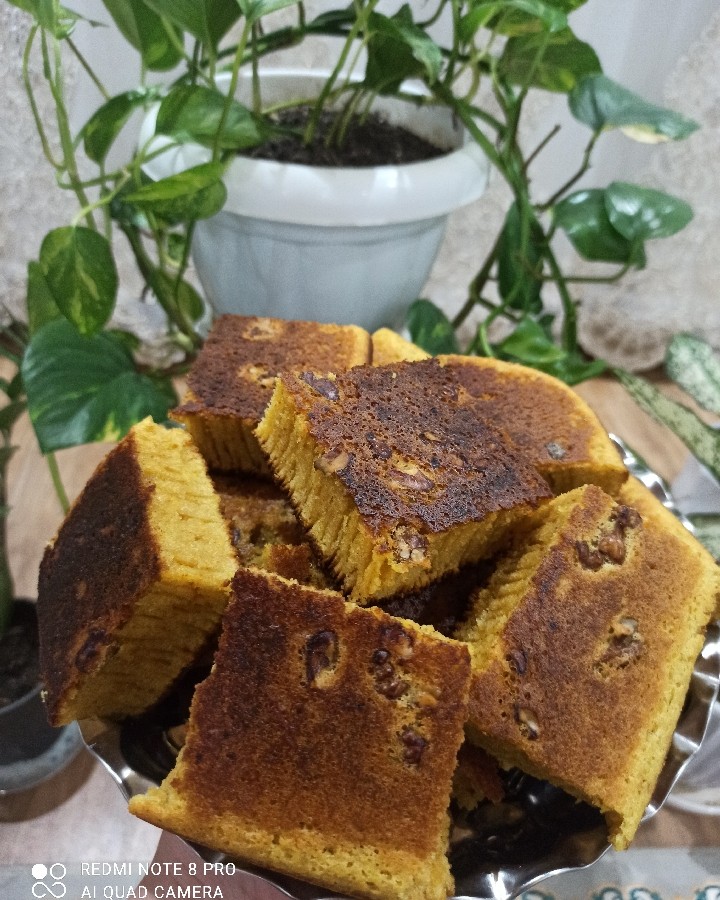 عکس کیک تابه ای