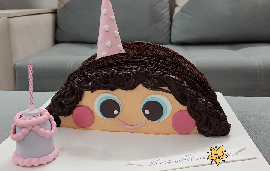 کیک تاپ فوروارد دخترانه