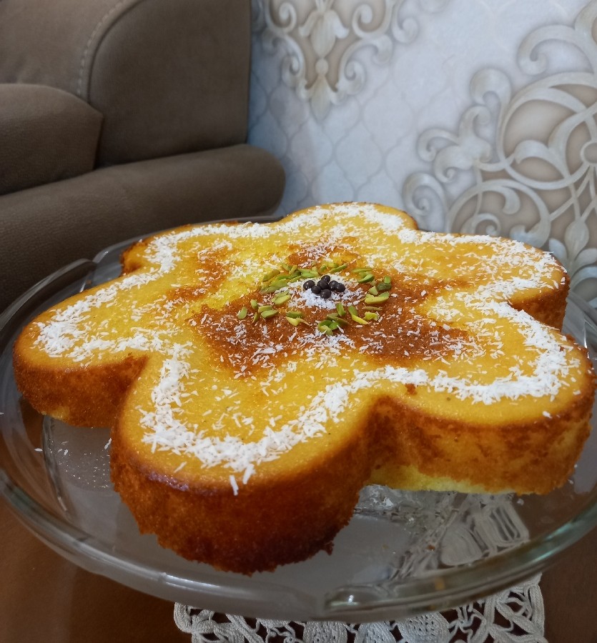 کیک شربتی شیرازی