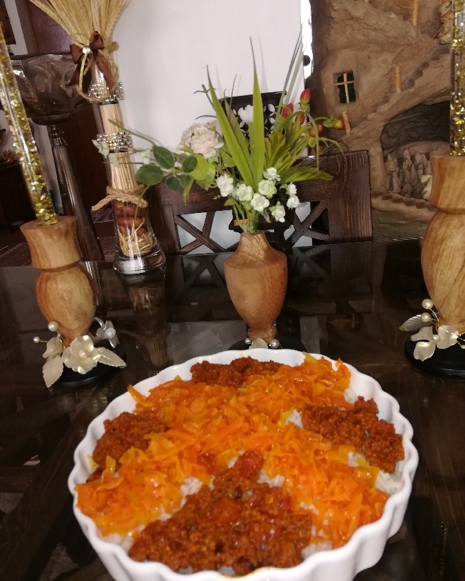 عکس هویج پلو.
