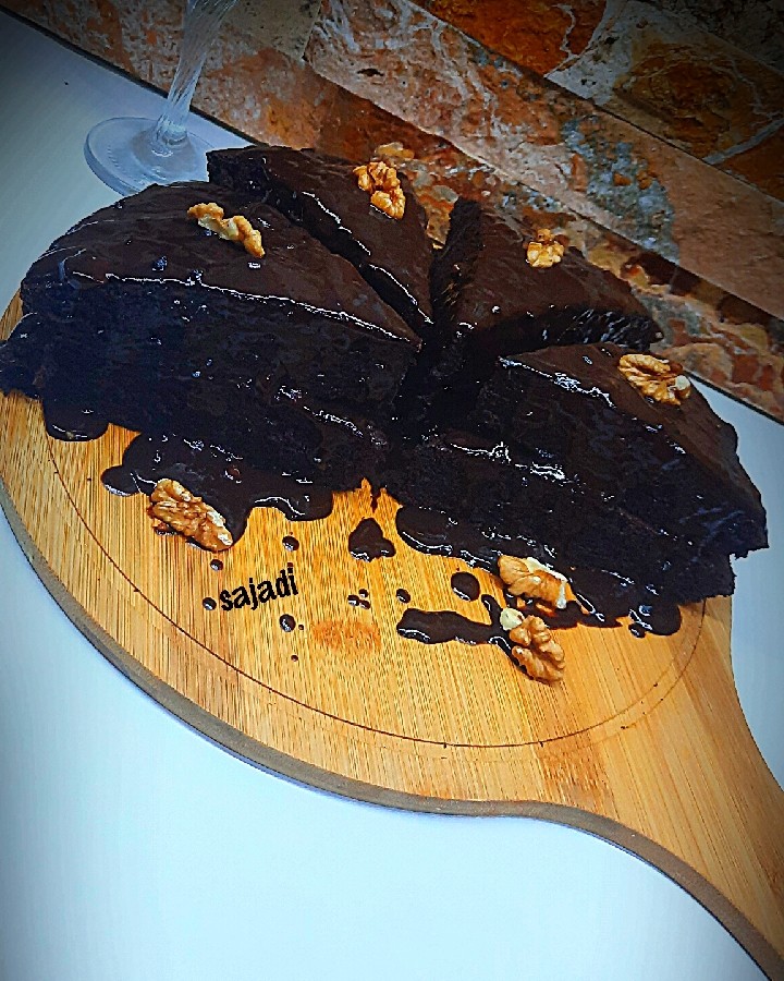 عکس کیک شیفون شکلاتی(دستورhadis-soltani)