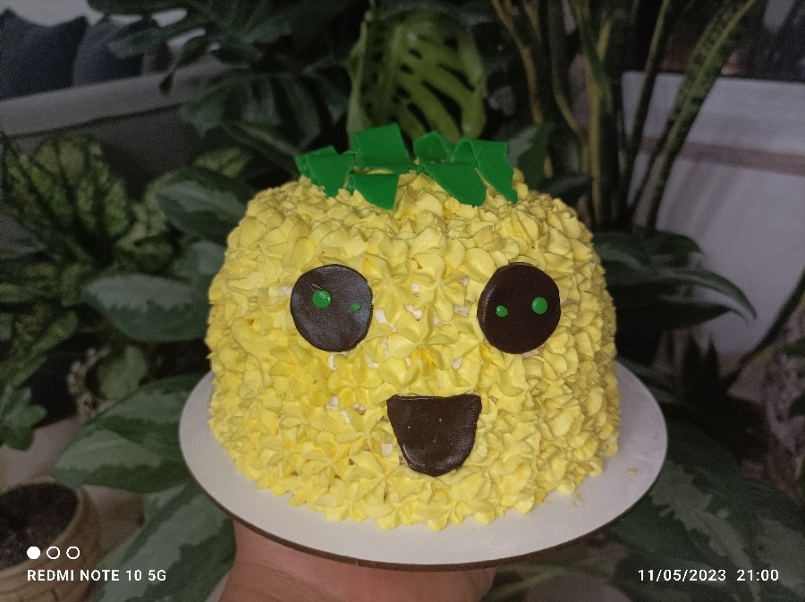 عکس کیک آناناس 