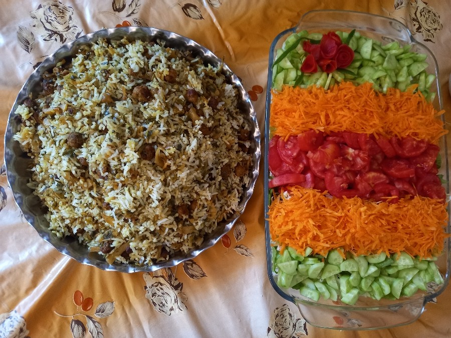 عکس کلم پلو شیرازی اصل