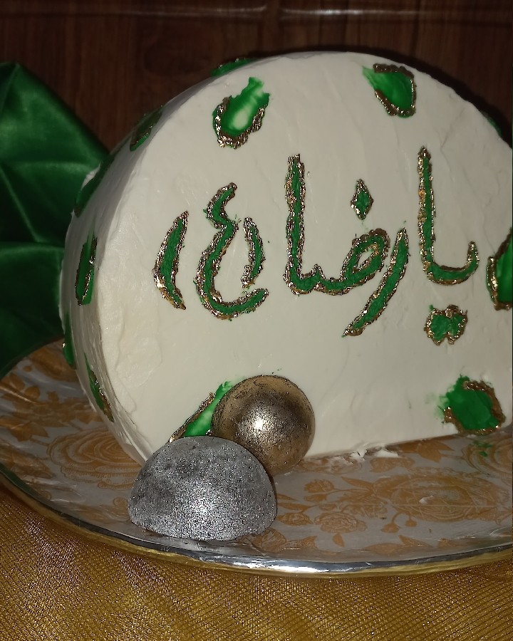 کیک سفارشی ولادت امام رئوف