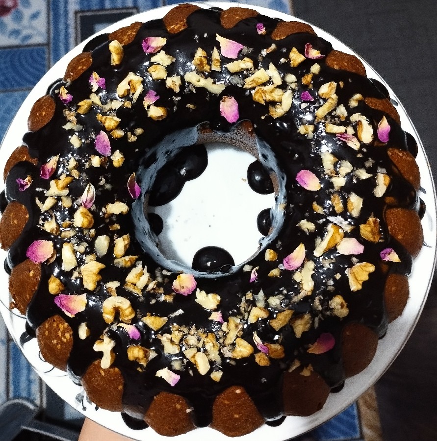 عکس کیک چای و دارچین