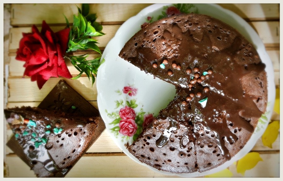 کیک شکلاتی (کافی شاپی)