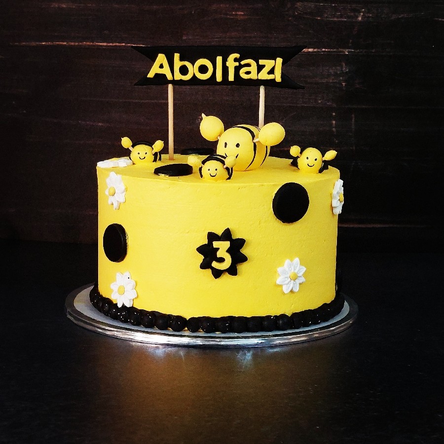 عکس کیک تولد پسرانه زنبوری