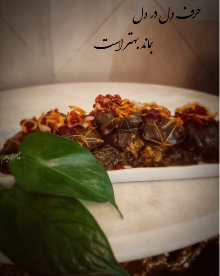 عکس دلمه برگِ مو