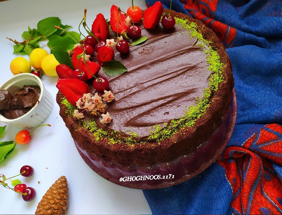 عکس #تارت کیک شکلاتی (مالاگا)