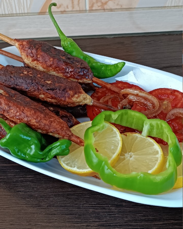 عکس کباب تابه ای مرغ