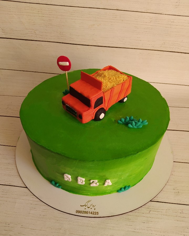 عکس کیک ماشین کامیون
